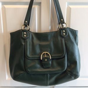 Coach Leather Shoulder Bag
